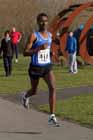 Weynay Ghebresilasie (Sunderland Harriers) fastest time of the day during the Royal Signal Relays.
